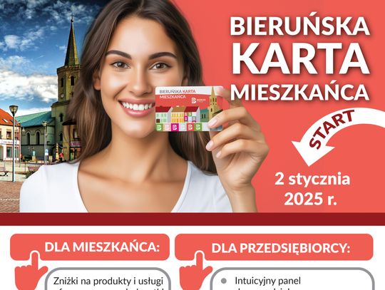 Bieruńska Karta Mieszkańca - start w styczniu!