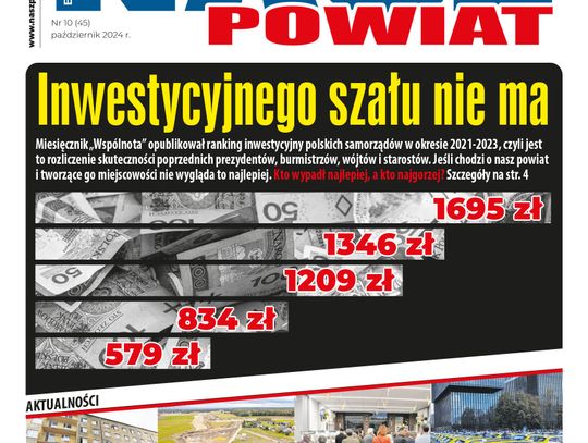 E-wydanie "Nasz Powiat" - październik 2024