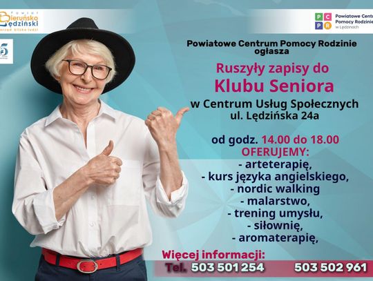 Klub Seniora zaprasza