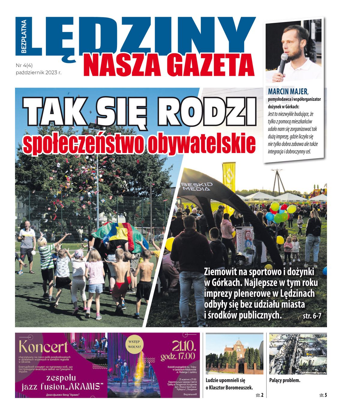 E-wydanie "Lędziny Nasza Gazeta" - październik 2023