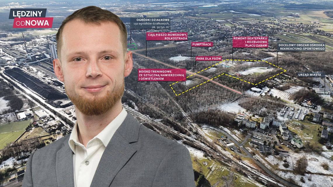 Marcin Majer, kandydat na burmistrza miasta: stworzymy w Lędzinach Park Miejski