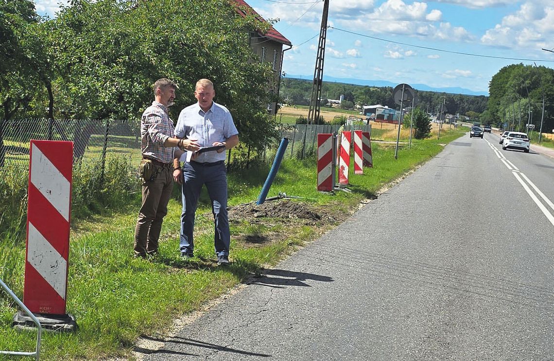 Marek Spyra, członek Zarządu Powiatu Bieruńsko-Lędzińskiego: Mimo wakacji na drogach powiatowych w Lędzinach  pojawi się kilka nowych inwestycji.