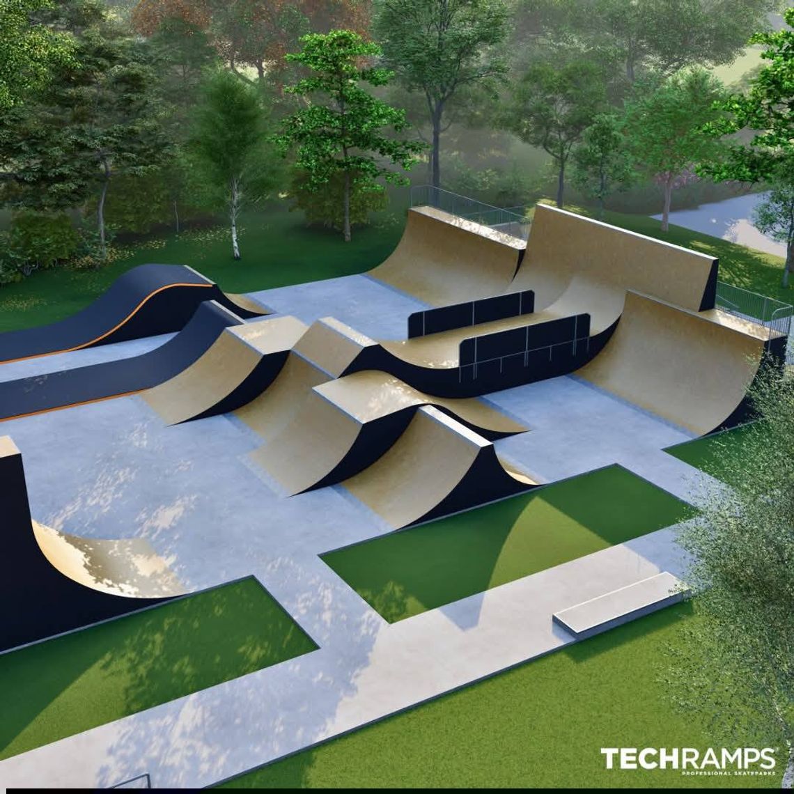 Nowoczesny skatepark w Lędzinach – projekt jest gotowy