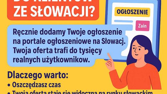 ogłoszenia na Słowacji - promocja na rynek słowacki ogłoszenia na Słowacji - promocja na rynek słowacki