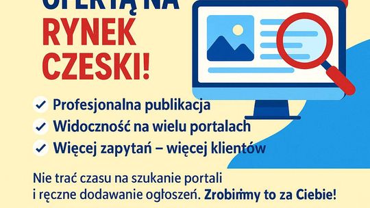 Promocja Twojej ofery w Czechach, dodawanie ogłoszeń
