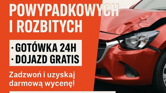 Skup aut uszkodzonych Bieruń /Śląskie, skup aut po kolizji