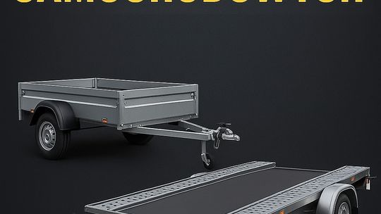 SKUP PRZYCZEP SAMOCHODOWYCH LEKKICH PRZYCZEPEK TOWAROWYCH SAM LAWETY KEMPINGOWYCH GASTRONOMICZNYCH