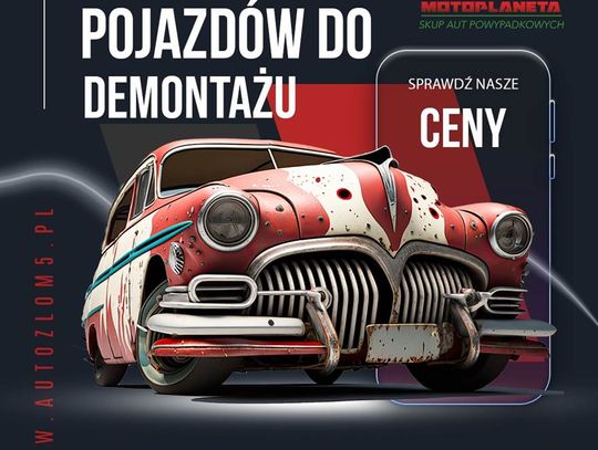 Auto złom - dojazd do Klienta Śląskie/Małopolska