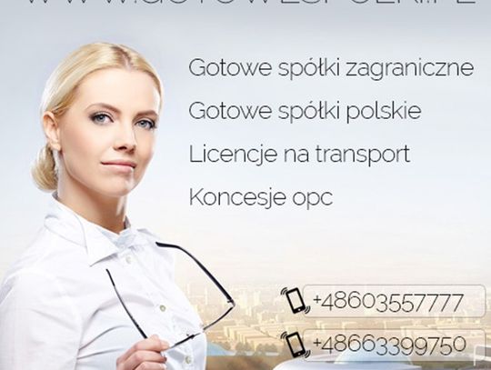 GOTOWA SPÓŁKA Z LICENCJĄ NA TRANSPORT MIĘDZYNARODOWY, SPEDYCJĘ. WIRTUALNE BIURO. KSIĘGOWOŚĆ 603557777