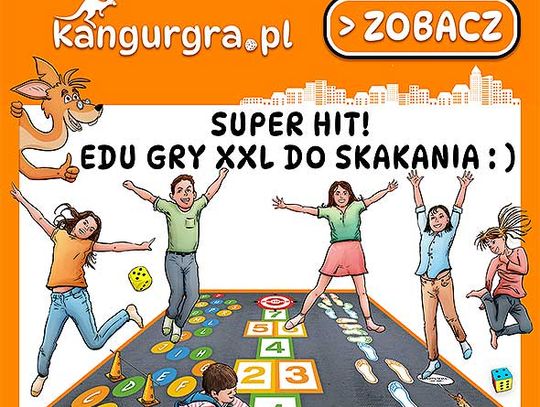 Gry XXL na FERIE dla DZIECI od KangurGra.pl