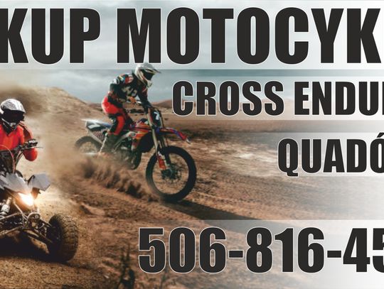 SKUP MOTOCYKLI CROSS CROSSÓW CROSSY ENDURO QUADÓW QUAD QUADY ATV