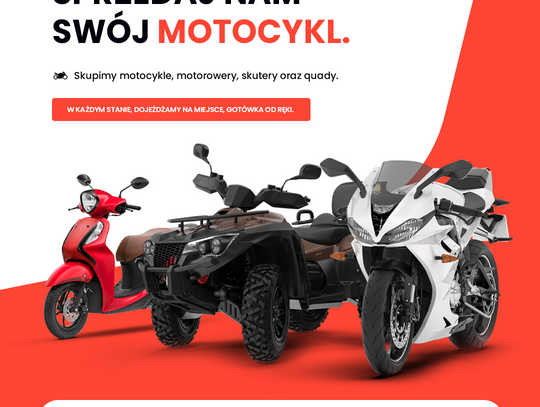 SKUP MOTOCYKLI MOTOROWERÓW SKUTERÓW QUADÓW ATV