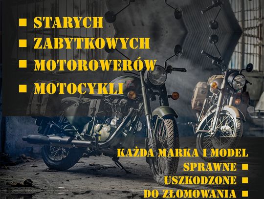 SKUP STARYCH ZABYTKOWYCH MOTOCYKLI MOTOROWERÓW MOTORÓW