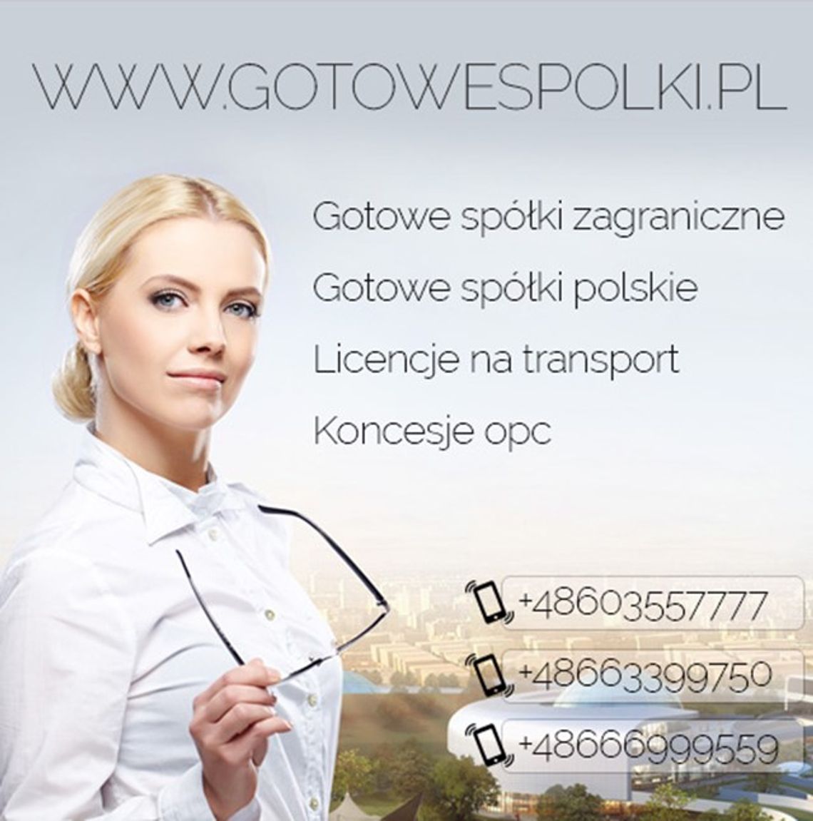 Gotowa Agencja Pośrednictwa Pracy GOTOWA LICENCJA NA SPEDYCJE, Spółki transportowe, WIRTUALNE BIURO USŁUGI KSIĘGOWE, Spółki zagraniczne 603557777