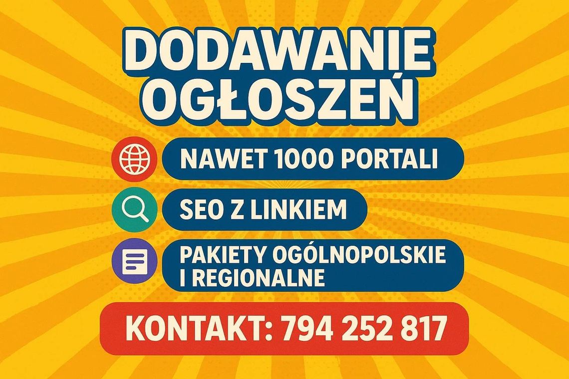 Multiposting ogłoszeń - Publikacja ogłoszeń na wielu portalach / Nawet 1000 portali/ Łatwo i wygodnie Multiposting ogłoszeń - Publikacja ogłoszeń na wielu portalach / Nawet 1000 portali/ Łatwo i wygodnie