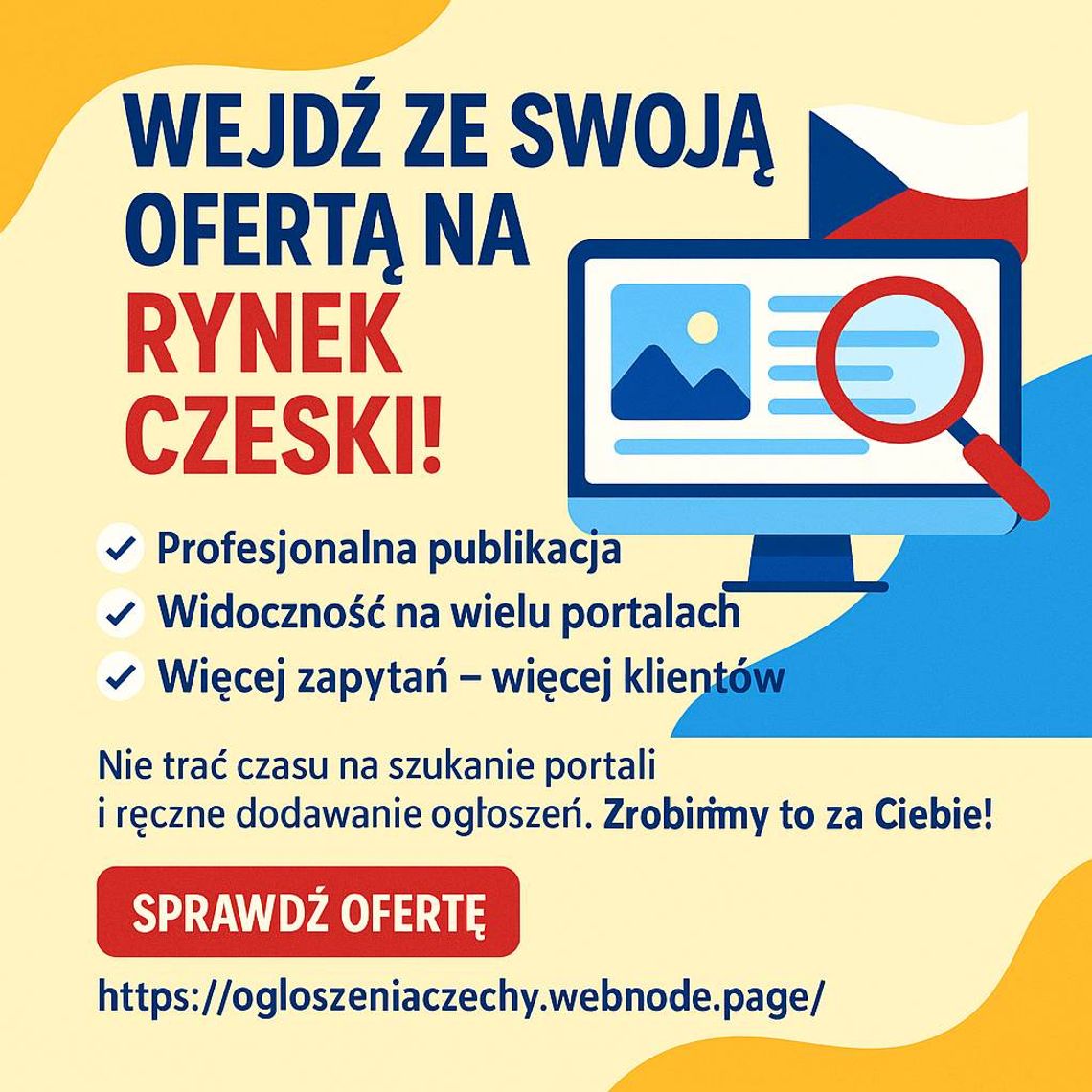 Promocja Twojej ofery w Czechach, dodawanie ogłoszeń