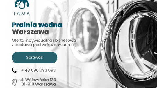TAMA - Pralnia Warszawa | Pralnia Wodna Warszawa Bielany