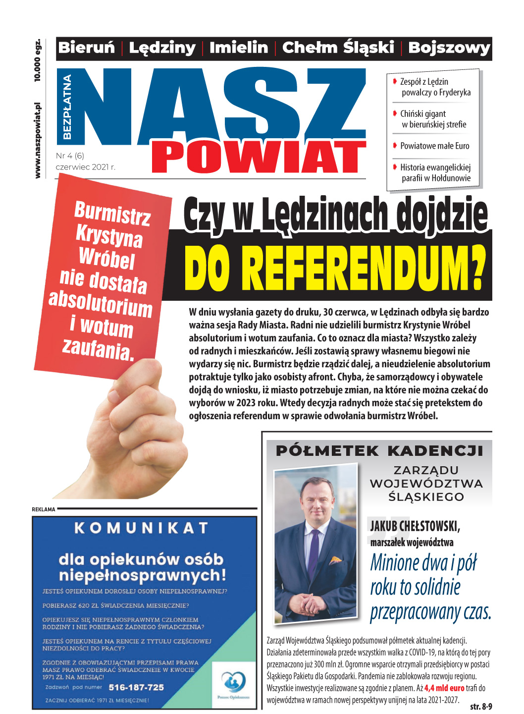 E-wydanie "Nasz Powiat" - czerwiec 2021