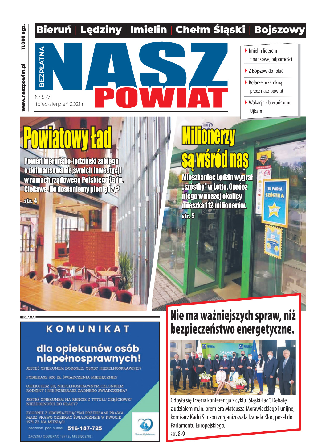 E-wydanie "Nasz Powiat" - lipiec - sierpień 2021