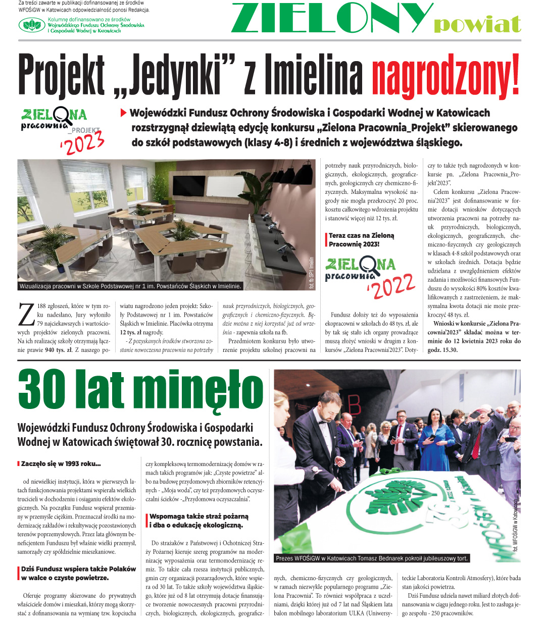 E-wydanie "Zielony powiat" - marzec 2023 str. 2